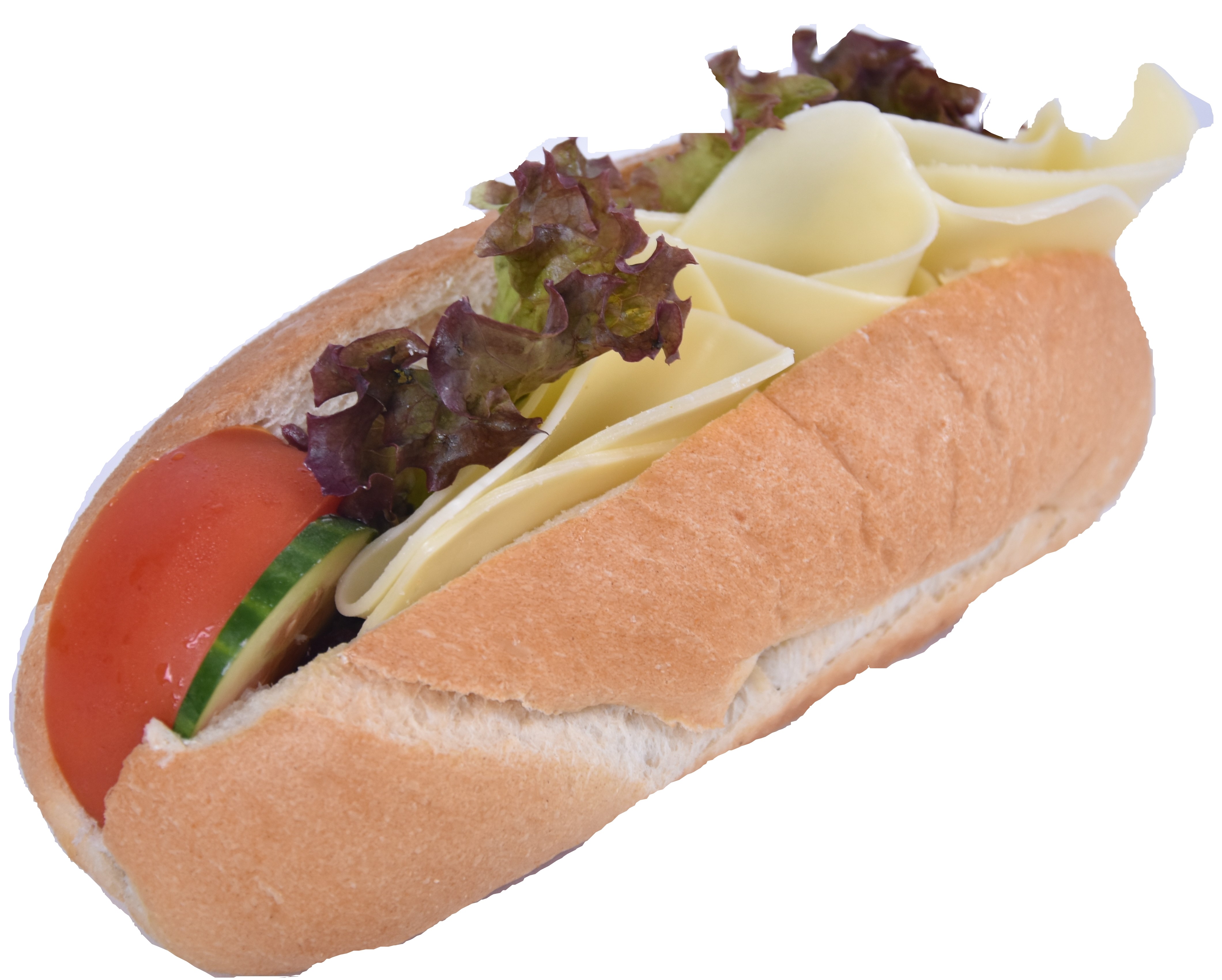 Liten baguette med ost